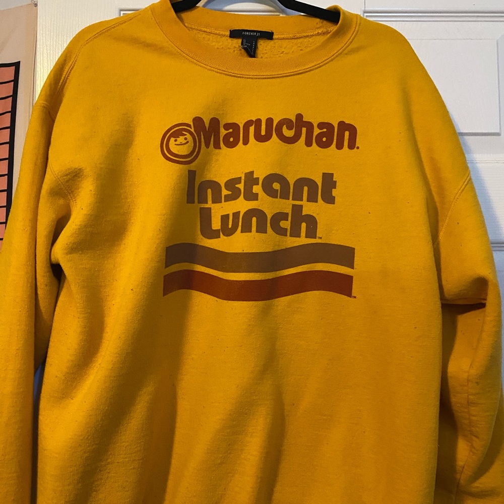 instant lunch sweatshirt